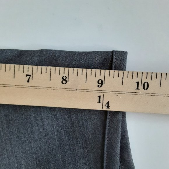 Figs Rafaela Oversized Scrub Top Graphite Gray Womens XS Mandarin Collar - Picture 12 of 12